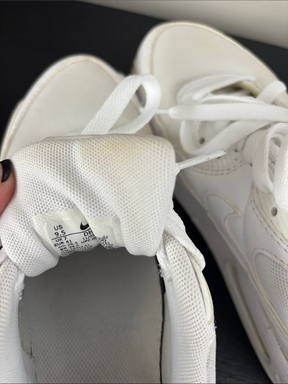 Nike White Air Max Low-Top Sneakers